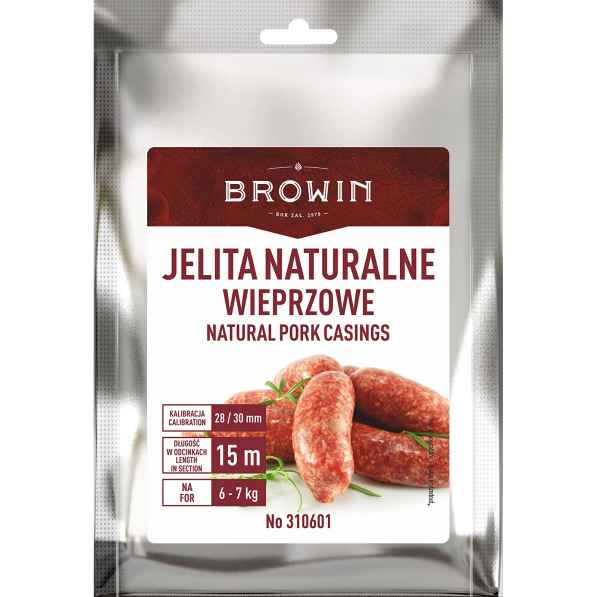 BROWIN 15 m - jelita naturalne wieprzowe