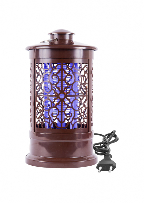 BIOOGRÓD Oriental brązowa - lampa owadobójcza metalowa