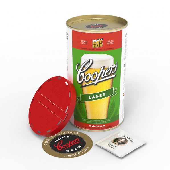 BROWIN Coopers Lager - koncentrat słodowy do produkcji piwa z drożdżami