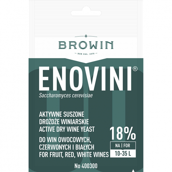 BROWIN Enovini - drożdże winiarskie suszone uniwersalne