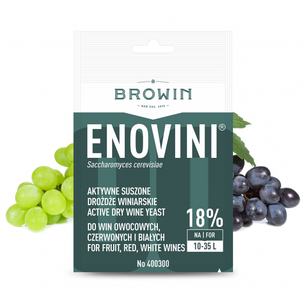 BROWIN Enovini - drożdże winiarskie suszone uniwersalne
