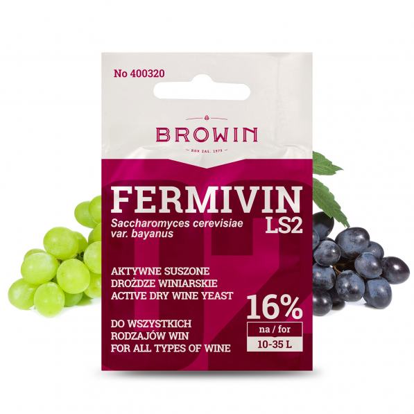 BROWIN Fermivin LS2 7 g - drożdże winiarskie uniwersalne