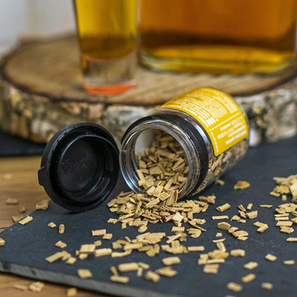 BROWIN Oak Shavings 20 g - wiórki naturalne dębowe do wina i whiskey nieopiekane