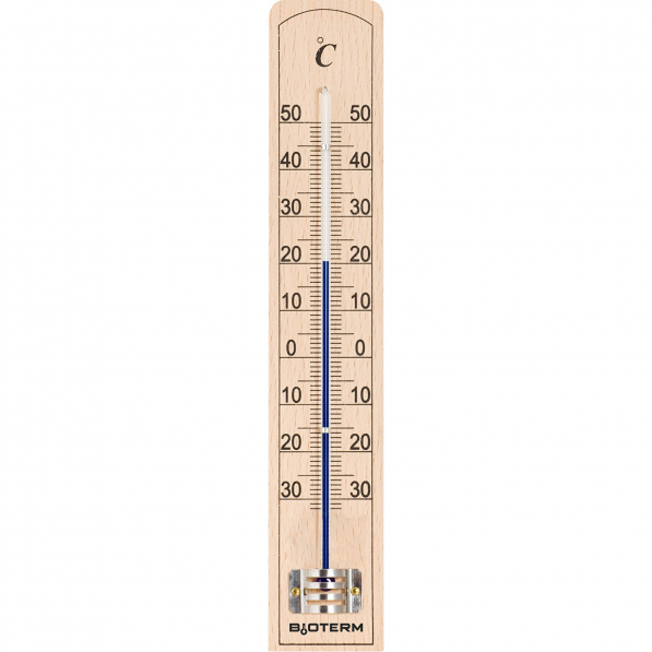 BROWIN Temperature - Termometr pokojowy drewniany