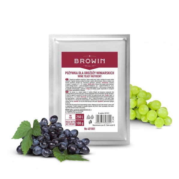 BROWIN Wine 100 g - pożywka dla drożdży winiarskich
