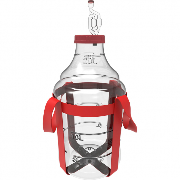 BROWIN Wine Demijohn 20 l - balon do wina plastikowy z akcesoriami