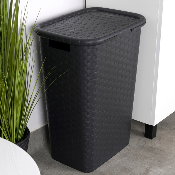 Brudownik / kosz na pranie i bieliznę plastikowy 60 l