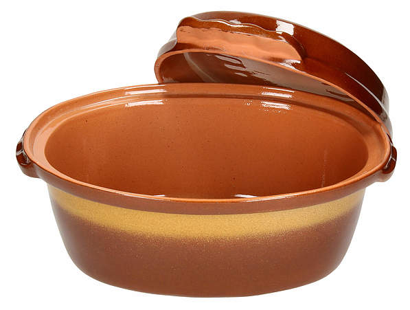 Brytfanna ceramiczna z pokrywką GLAZURA 4,5 l