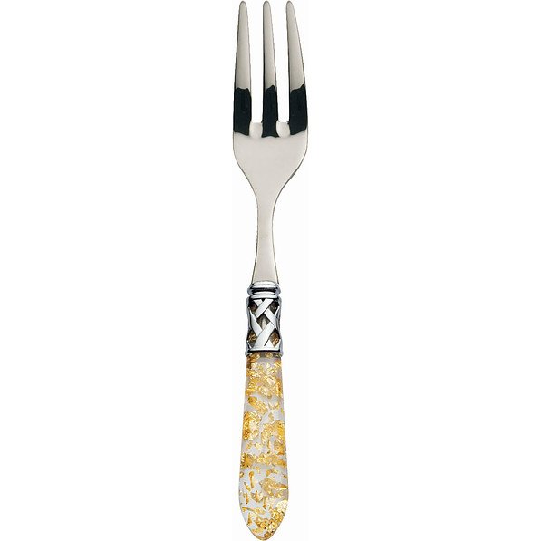 BUGATTI Aladdin Gold Tartelette 17 cm - widelczyk do ciasta ze stali nierdzewnej