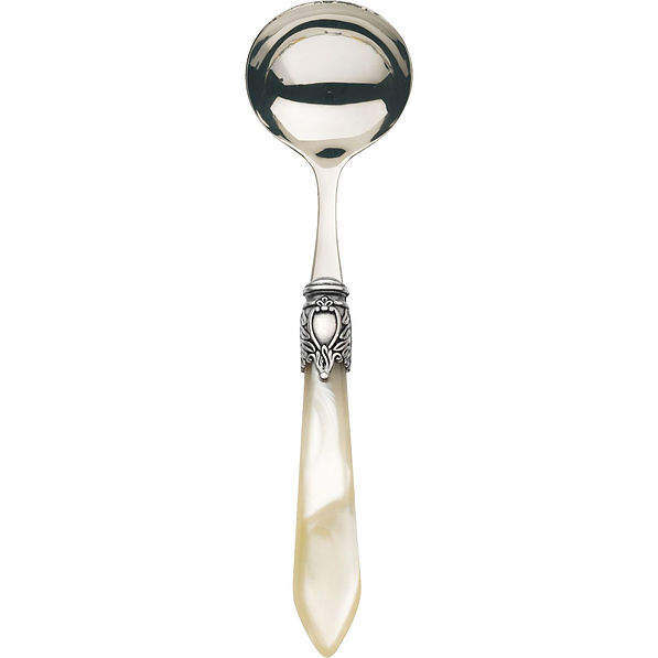  BUGATTI Oxford Ivory 21 cm - nabierka / łyżka do sosu stalowa