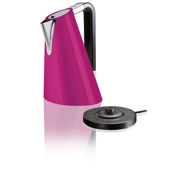 BUGATTI Vera Easy 1,7 l fioletowy - czajnik elektryczny bezprzewodowy stalowy 