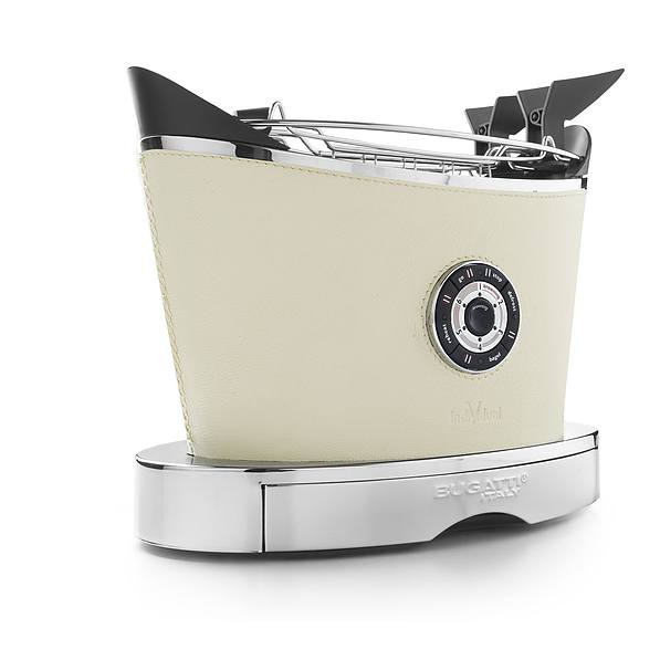 BUGATTI Volvo Individual kremowy - toster / opiekacz do kanapek elektryczny stalowy