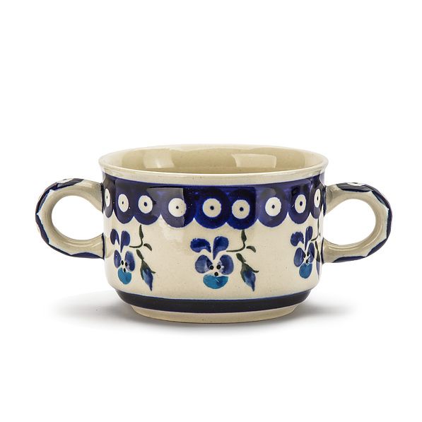 BOLESŁAWIEC GU-900 DEK. 890 260 ml - bulionówka ceramiczna