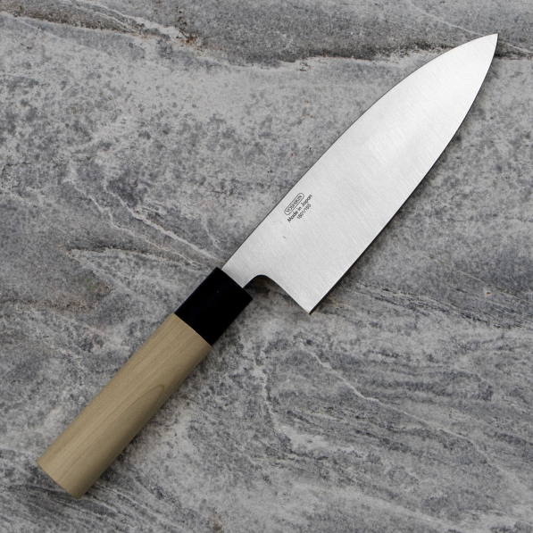 BUNMEI 16,5 cm - nóż japoński Deba do filetowania dla leworęcznych ze stali nierdzewnej