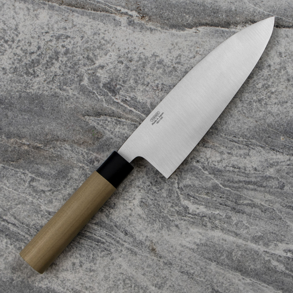 BUNMEI 19,5 cm - nóż japoński Deba do filetowania dla leworęcznych ze stali nierdzewnej