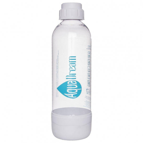 Butelka do saturatora plastikowa AQUADREAM 1,1 l BIAŁA