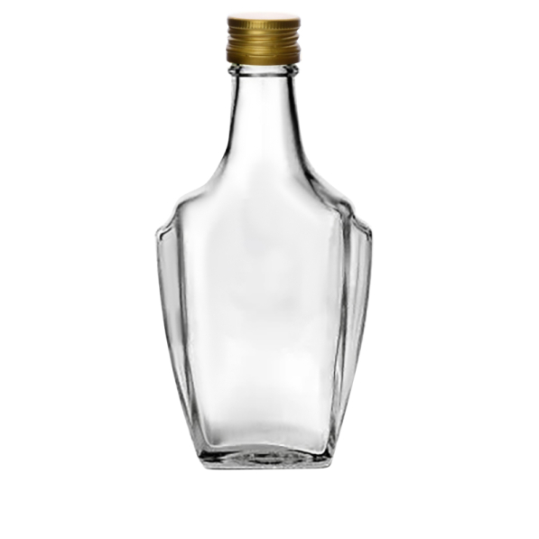 Butelka na nalewkę szklana z zakrętką 0,25 l