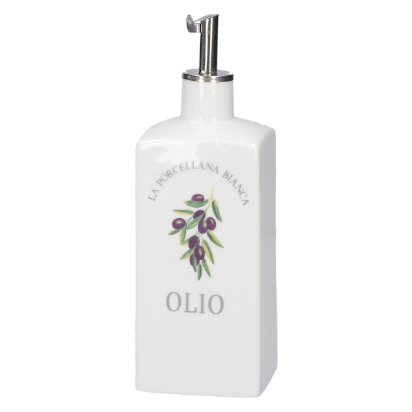 LA PORCELLANA BIANCA Conserva 0,25 l - butelka na olej porcelanowa