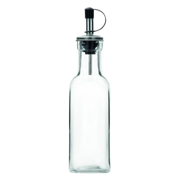Butelka na oliwę i ocet z dozownikiem szklana DOMOTTI 0,2 l