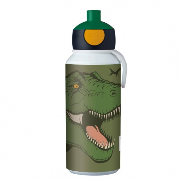 MEPAL Campus pop-up Dino 0,4 l ciemnozielony - bidon plastikowy