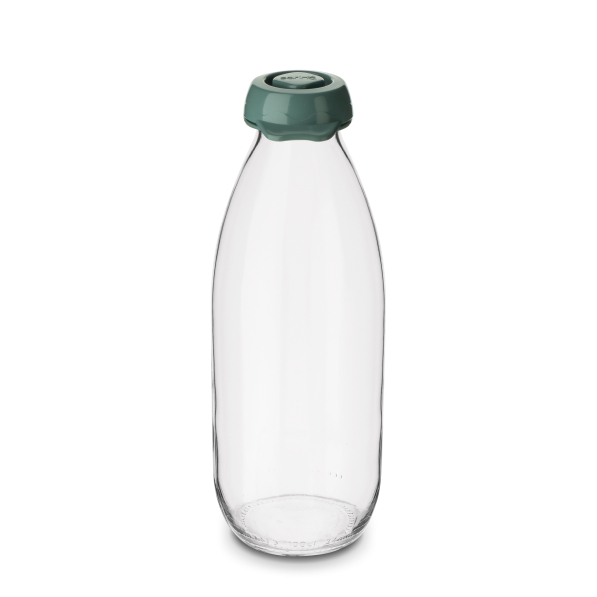 Butelka szklana z zakrętką PULLE 1 l MIX KOLORÓW