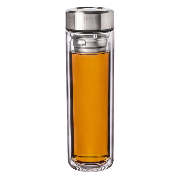 Butelka termiczna szklana z zaparzaczem 0,4 l