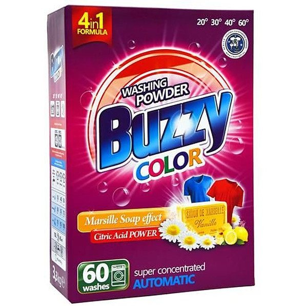 BUZZY Color Marsille Soap 3,3 kg - proszek do prania kolorów w kartonie