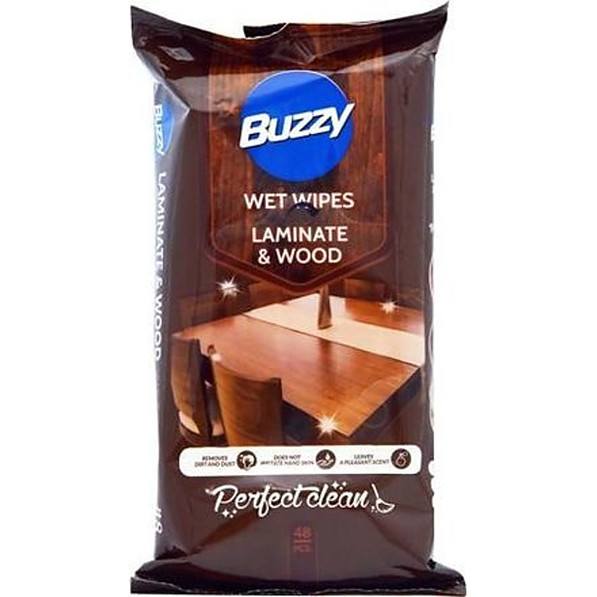 BUZZY Laminate and Wood 48 szt. - chusteczki nawilżane do mebli