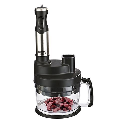 CAMRY Multi 1600 W czarny - blender kuchenny ręczny ze stali nierdzewnej z akcesoriami