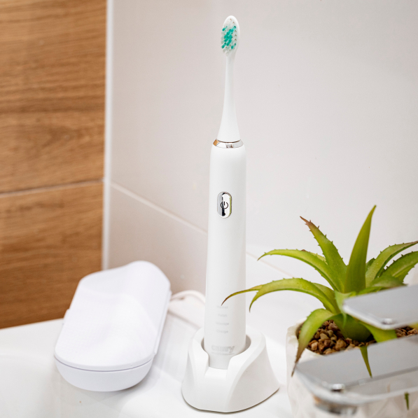 CAMRY Toothbrush biała - szczoteczka do zębów elektryczna soniczna