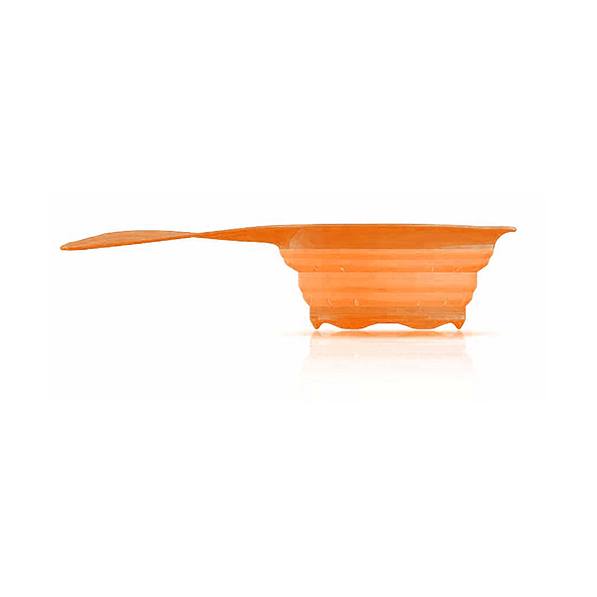 CAMRY Pasta 19 cm pomarańczowy - cedzak / durszlak silikonowy składany