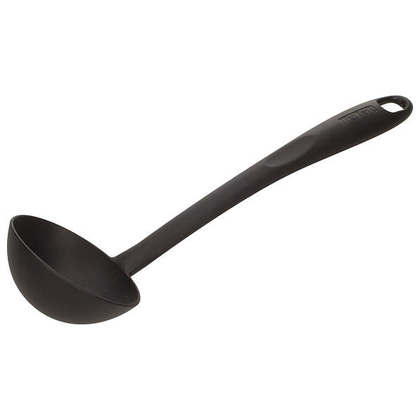 TEFAL Bienvenue 31 cm czarna - chochla / łyżka wazowa plastikowa