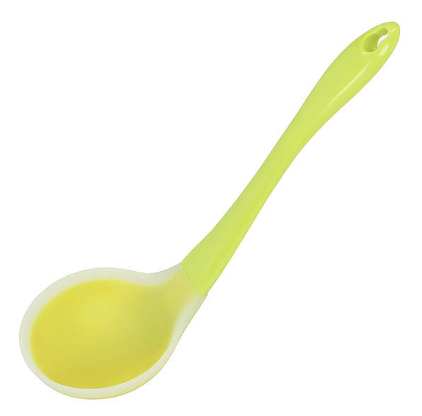 Chochla / Łyżka wazowa silikonowa ZIELONA 27 cm
