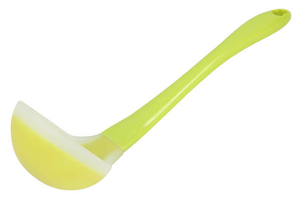 Chochla / Łyżka wazowa silikonowa ZIELONA 27 cm