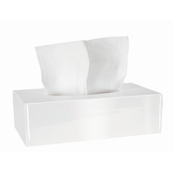 Chustecznik / Pudełko na chusteczki KLEINE WOLKE TISSUE M BIAŁE