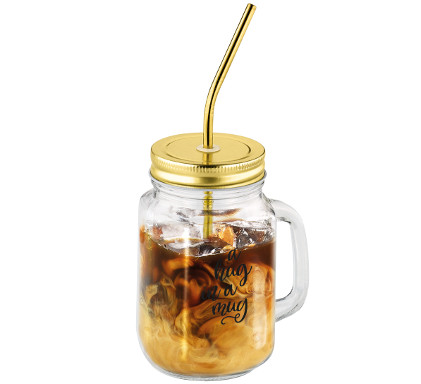CILIO Coffee Culture 450 ml - szklanka do napojów ze słomką