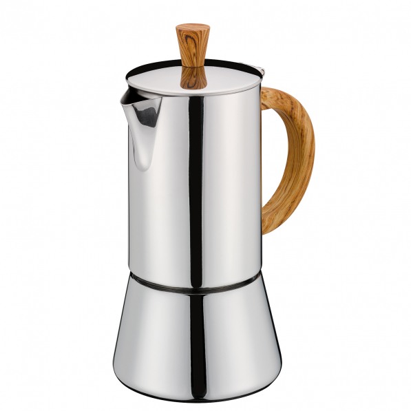 CILIO Figaro na 4 filiżanki espresso (4 tz) - kawiarka stalowa