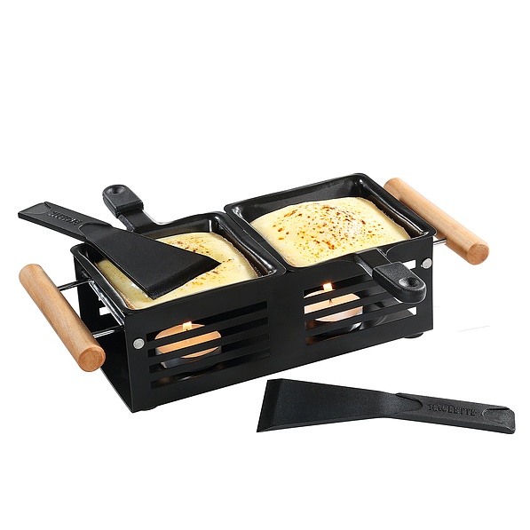 CILIO Mini Raclette Due - naczynie do zapiekania raclette metalowe 