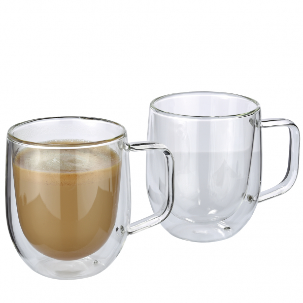 CILIO PREMIUM VENETO 250 ml 2 szt. - szklanki do kawy i herbaty termiczne z podwójnymi ściankami szklane