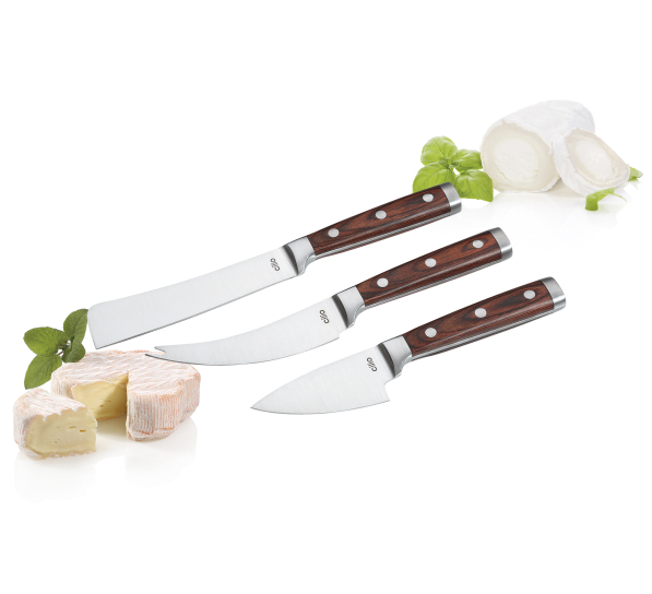 CILIO Sardo Formaggio 3 szt. - noże do sera ze stali nierdzewnej