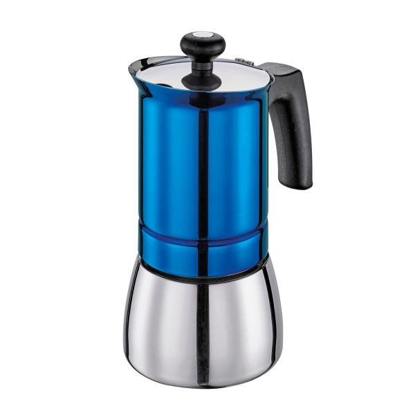 CILIO Tosca na 4 filiżanki espresso (4 tz) - kawiarka ze stali nierdzewnej