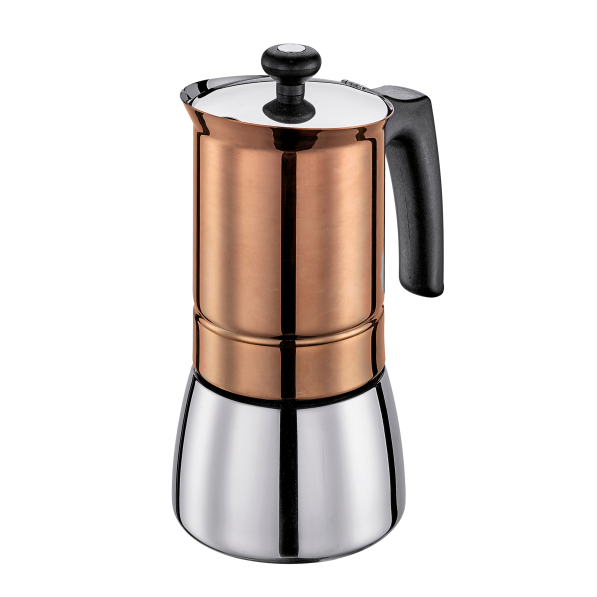CILIO Tosca na 6 filiżanek espresso (6 tz) - kawiarka ze stali nierdzewnej
