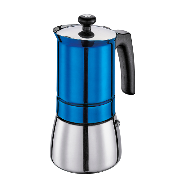 CILIO Tosca na 6 filiżanek espresso (6 tz) - kawiarka ze stali nierdzewnej