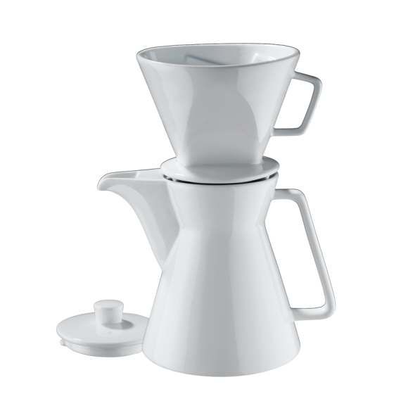CILIO Vienna 1 l - dripper do kawy porcelanowy do kawy z dzbankiem