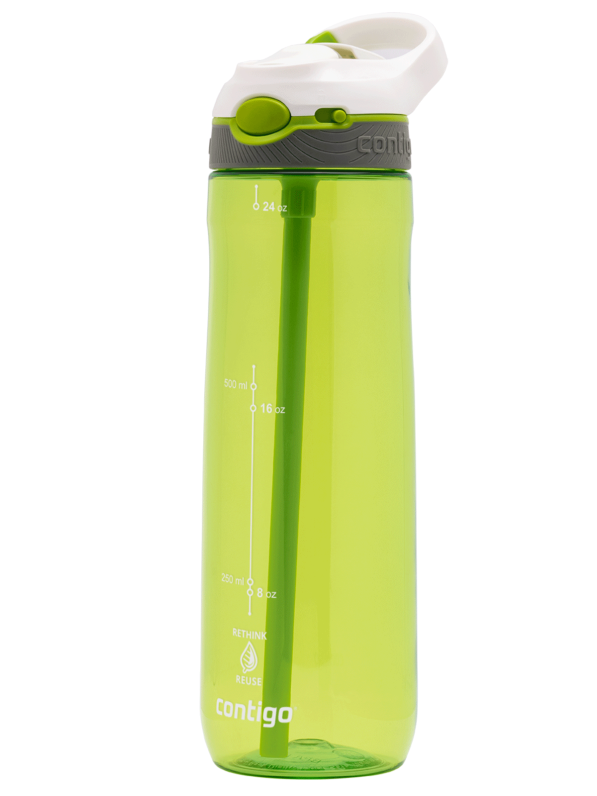 CONTIGO Ashland Citron 720 ml - bidon / butelka na wodę motywacyjna ze słomką