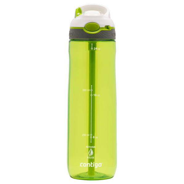 CONTIGO Ashland Citron 720 ml - bidon / butelka na wodę motywacyjna ze słomką