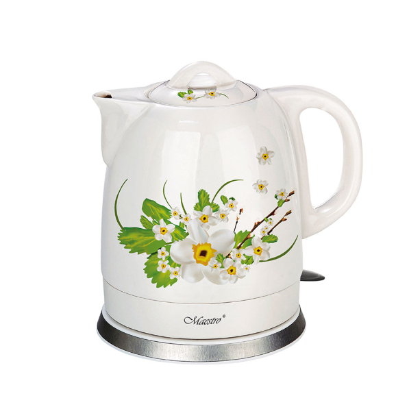 Czajnik elektryczny bezprzewodowy ceramiczny MAESTRO MR-066-WHITE 1,5 l