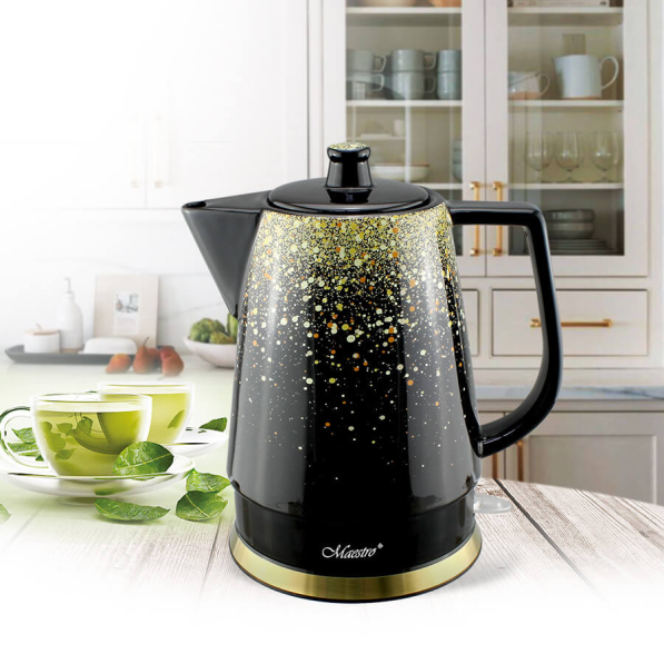 Czajnik elektryczny bezprzewodowy ceramiczny MAESTRO MR-074-GOLD 1,5 l