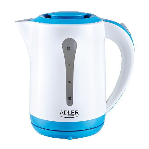 ADLER Electric Kettle 2,5 l biały - czajnik elektryczny bezprzewodowy plastikowy