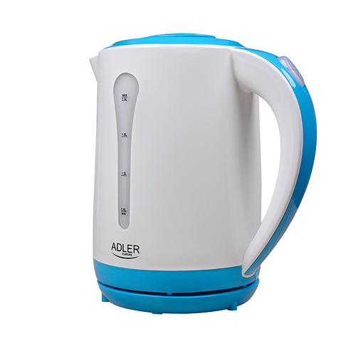 ADLER Electric Kettle 2,5 l biały - czajnik elektryczny bezprzewodowy plastikowy